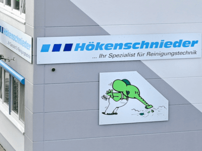Firmengebäude der Hökenschnieder Reinigungstechnik in Recklinghausen im Ruhrgebiet