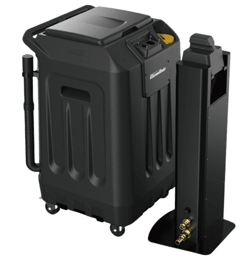 CenoBots L3 Scheuersaugroboter mit mobilem Wassertank und Arbeitsstation