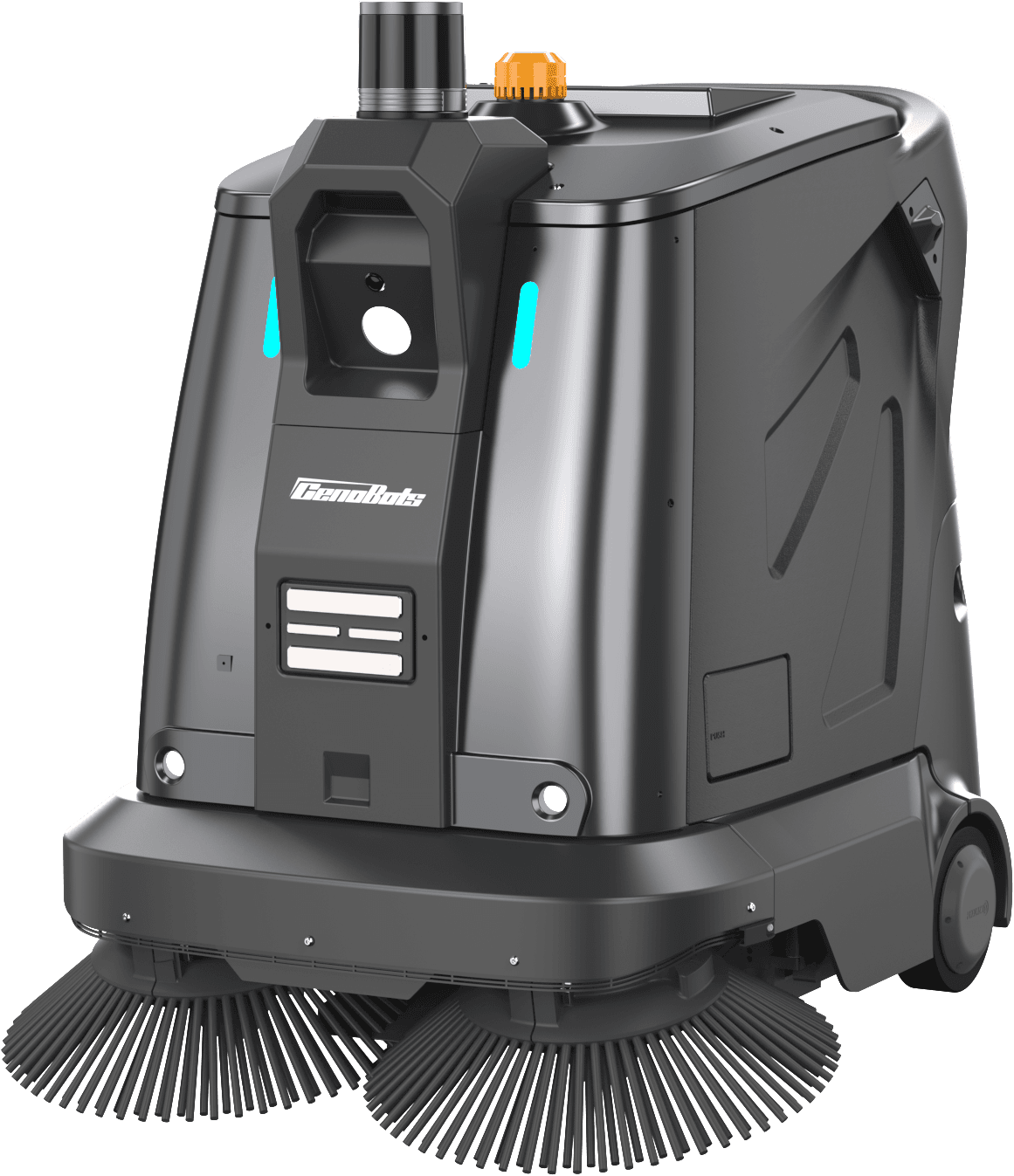 CenoBots S5 Kehrsaugroboter – seitliche Frontansicht